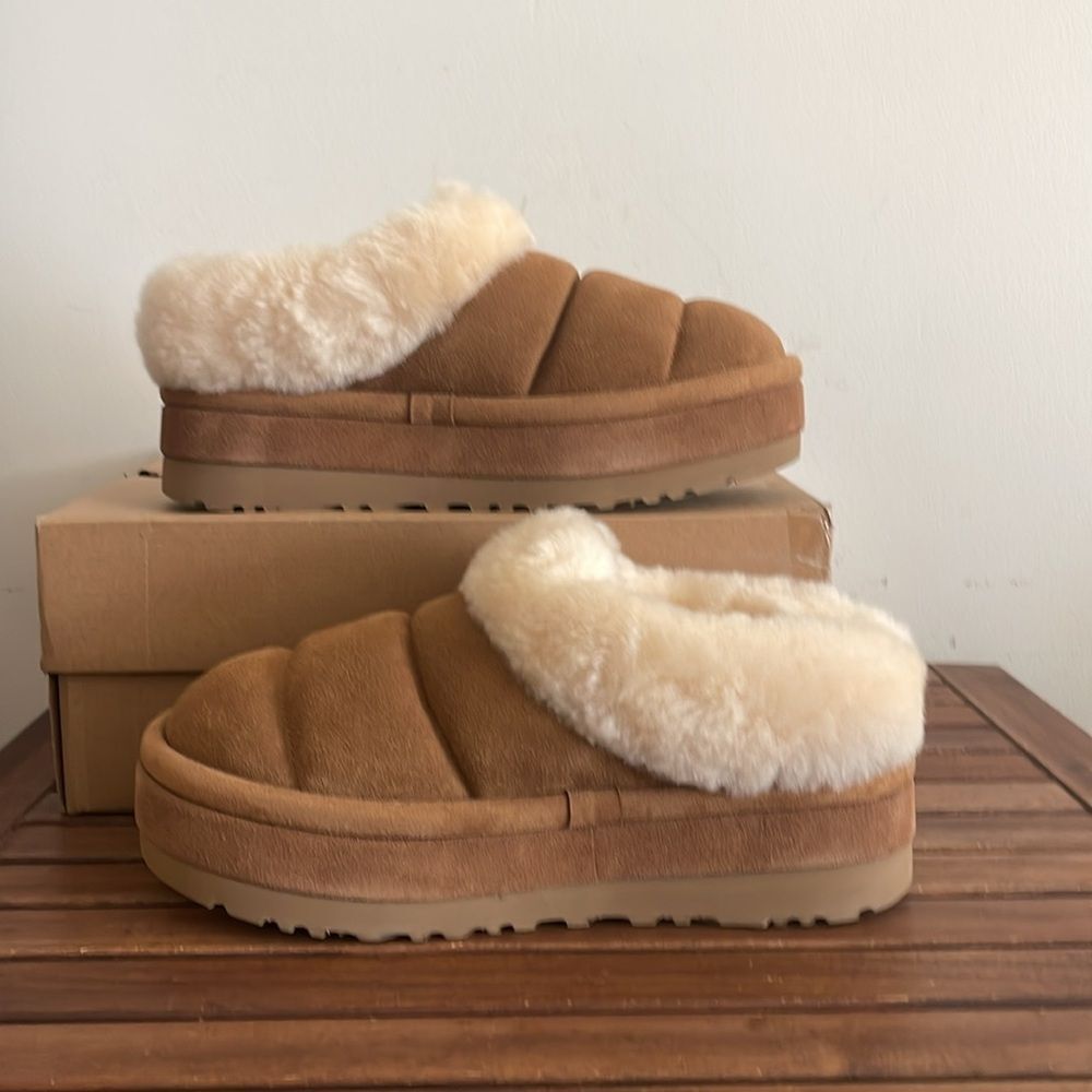 UGG Tazzlita Slip On Cozy Slippers Chestnut USA Women Size 11/UK 9/EU 42 View 3